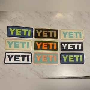 9 yeti stickers